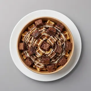 Bowl Waffle Chocolat + Brownie Gratuit
