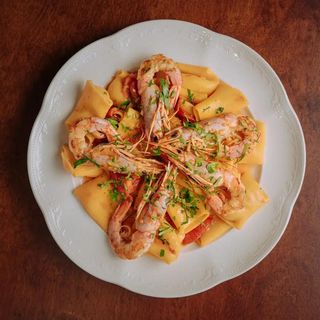 Paccheri al gamberone