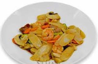 168. Gnocchi di riso con gamberi