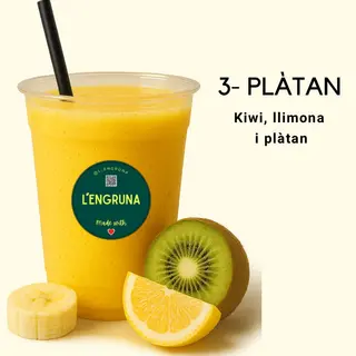 SMOOTHIE DE PLÀTAN  440ml.