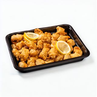 Carne de scoici pane cu sos aioli