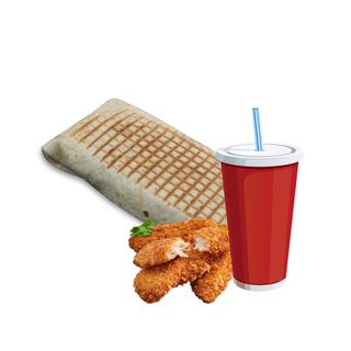 Menú Taco Con Tinders De Pollo