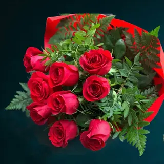 Buchet 9 Trandafiri Rosii