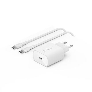 Cargador Belkin Boost Charge Con Pps + Cable Usb-C A Usb-C 25 W Blanco - 0745883825059