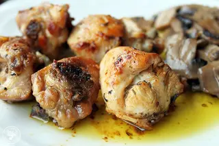 Pollo Al Ajillo para 1-2 personas (600gr aprox.)