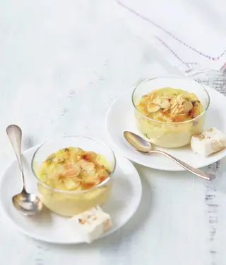 flan nougat