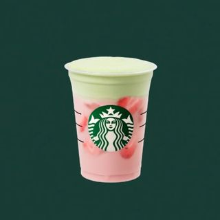 Pink Coconut Refresha With Matcha Cream Cold Foam