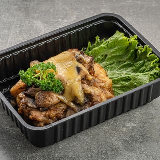 Котлета говяжья с грибами 