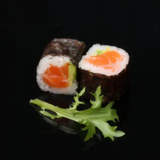 91. Maki de salmon con aguacate (8uds)