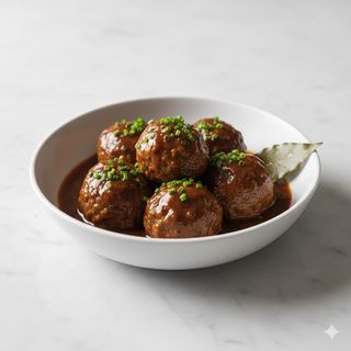 Tapa De Albóndigas De Carrillera