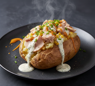 Batata Asada Dinde Fumée