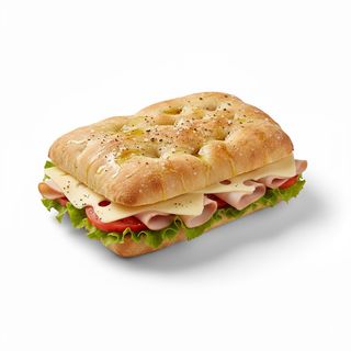 Schiacciata con fesa di tacchino