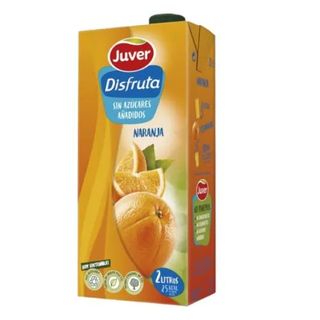 Zumo de Naranja sin Azúcar Juver Brik 2 L.