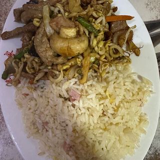 Chop Suey de Vaca e Arroz 