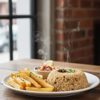 Plain pilau Chips