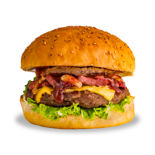 Азиатский чизбургер с говядиной