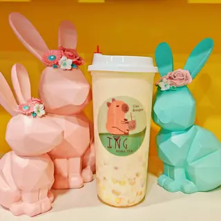 Yogurt alla pesca con boba cristallo 桃桃酸奶波波