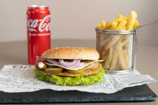Meniu cheeseburger pui