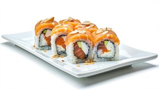 224- Uramaki salmon crispy