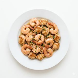 Gambas Con Pollo O Ternera
