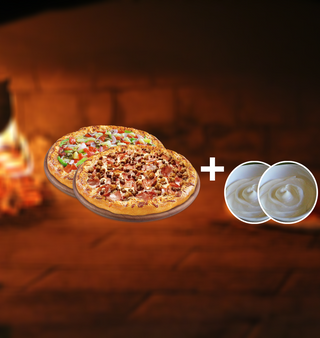 Oferta 2 Pizza si 2 Sosuri