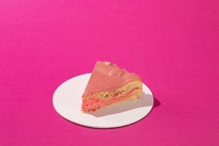 Tarta De Queso Porción Pantera Rosa
