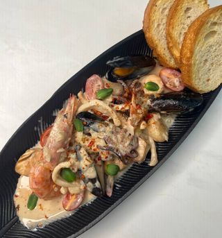 Соте із морепродуктів (350г)