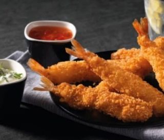 Langostino Rebozado con Crujiente Panko