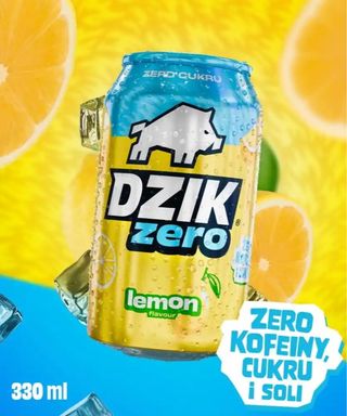 Dzik ZERO - Lemon 330 ml
