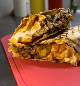 Ассорти донер (мясо Х2) в лаваше (500 гр)