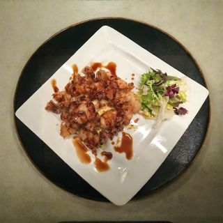 13. Calamar Crujiente Estilo Japonés