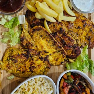 Plato Combinado De Pechuga De Pollo