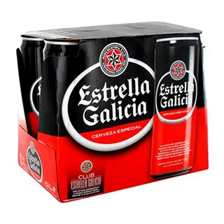 Pack-6 uds Cerveza Estrella Galicia