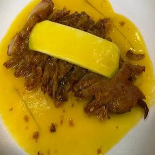 pato con salsa de mango