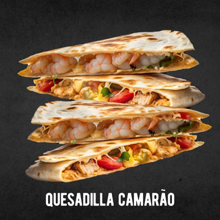 Quesadilla Camarão Grelhado