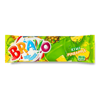 Морозиво «Хладик» Bravo ківі-ананас 10% (70г)