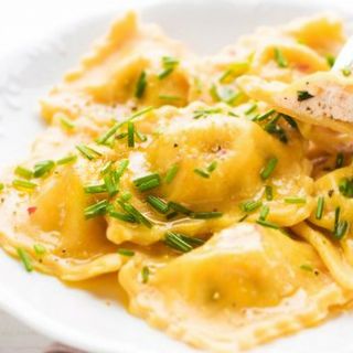 Raviolis al Salmone