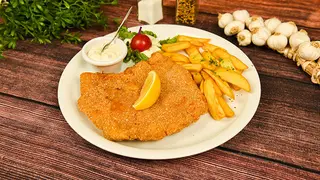 Svinjska šnicla sa pomfritom