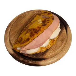 Cachapa jamón y queso telita