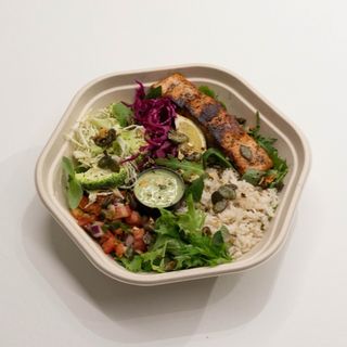 Tahini fish salad