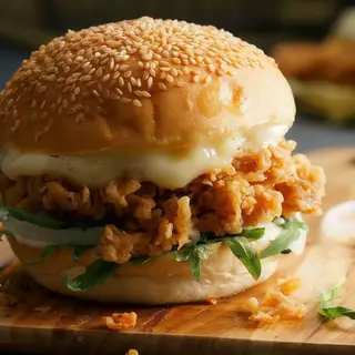Hamburguesa Pollo Crispy