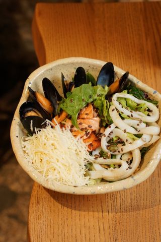 Салат з морепродуктами