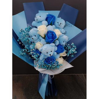 Buchet dragalas albastru