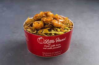 Taitei de orez prajiti cu creveti