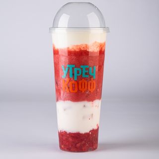 Клубника со сливками (большой стакан)