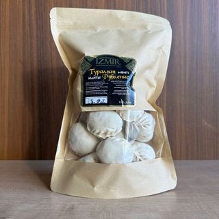 Манты с говядиной рубленые (0,9кг.)