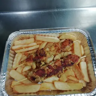 2 PINCHITOS CON PATATAS