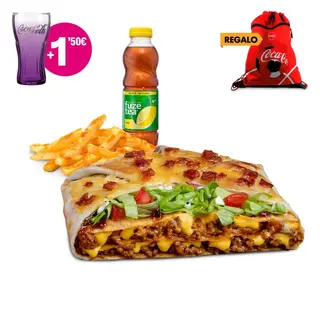 Menú Crunchywrap Deluxe Cheese + Bacon