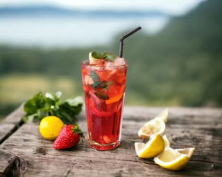 მარწყვის ლიმონათი