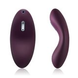 Masajeador Svakom Echo Morado Recargable. Contiene 5 Modos De Vibración Regulables. Medidas:  8'8 Cm X 3 Cm